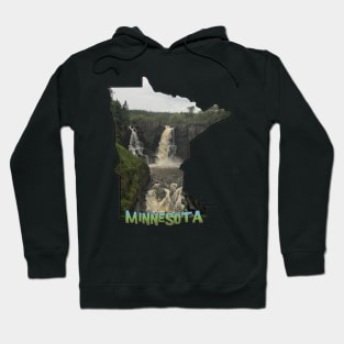 Minnesota Outline (Grand Portage State Park) Hoodie